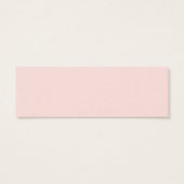 Romantische bloemige huwelijksgeschenk registratie mini visitekaartjes (Achterkant)