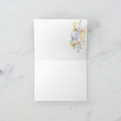 Romantische Bloemige Waterverf Bruiloften Bedankt (Binnen)