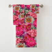 Romantische bloemtuin bad handdoek (Insitu)
