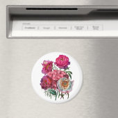 Romantische bloemtuin magneet (Insitu (Vaatwasser))