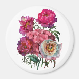 Romantische bloemtuin magneet