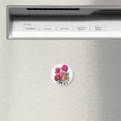 Romantische bloemtuin magneet (Insitu (Vaatwasser))