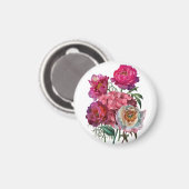 Romantische bloemtuin magneet (Voorkant / Achterkant)