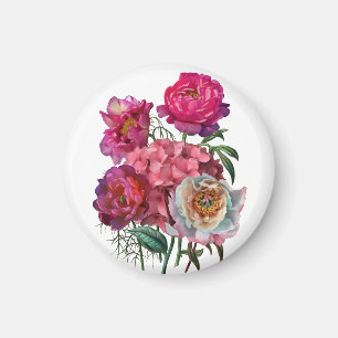 Romantische bloemtuin magneet