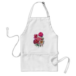 Romantische bloemtuin standaard schort