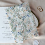 Romantische Blush bloemen pauw groen mooi Vellum Uitnodigingen<br><div class="desc">Deze Vellum Overlay is afgedrukt op doorschijnend vellum papier en kan worden gecombineerd met elke andere gedrukte kaart - * Deze kaarten worden afzonderlijk verkocht * Neem contact met ons op als u hulp nodig hebt bij het matchen van het VELLUM PAPIER met een collectie De kleur die in deze...</div>