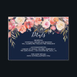 Romantische Blush Bloom Bloemen Huwelijksdetails Informatiekaartje<br><div class="desc">Dit romantische Blush Bloom Wedding Details Visitekaartje heeft waterverf in de kleur blush roze en wit,  olijfgroen gebladerte met handgeschreven letters. Voor meer geavanceerde aanpassing van dit ontwerp,  klikt u op de knop "Aanpassen". Overeenkomende objecten zijn ook beschikbaar.</div>