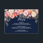 Romantische Blush Bloom Bloemen Huwelijksdetails Informatiekaartje<br><div class="desc">Dit romantische Blush Bloom Wedding Details Visitekaartje heeft waterverf in de kleur blush roze en wit,  olijfgroen gebladerte met handgeschreven letters. Voor meer geavanceerde aanpassing van dit ontwerp,  klikt u op de knop "Aanpassen". Overeenkomende objecten zijn ook beschikbaar.</div>