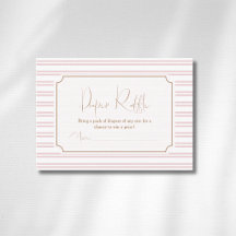 Romantische Blush Gestreepte Gouden Boog Luierraff