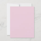 Romantische Blush Lavendel Gold Lijst bruiloft Kaart (Achterkant)