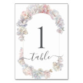 Romantische Blush Peony Bloemen Huwelijk Kaart (Voorkant)