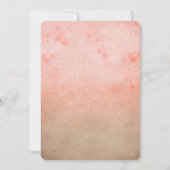 Romantische Blush Pink String Lights Engagement Pa Kaart (Achterkant)