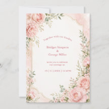 Romantische Blush Roze groene Huwelijksbloemen