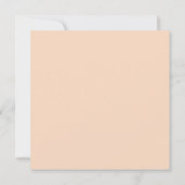 Romantische Blush Rozen Boeket Bruiloft Bedankbrie Bedankkaart (Achterkant)