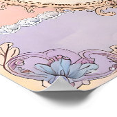 Romantische Blush Vanity Poster (Hoek)