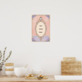 Romantische Blush Vanity Poster (Keuken)
