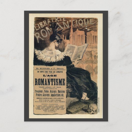  Romantische boeken en Briefkaart (Voorkant)