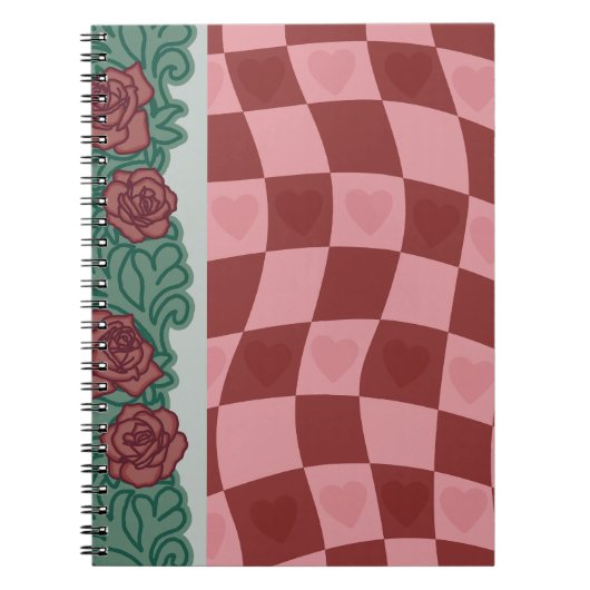 Romantische Boekliefhebber Notitieboek (Voorkant)