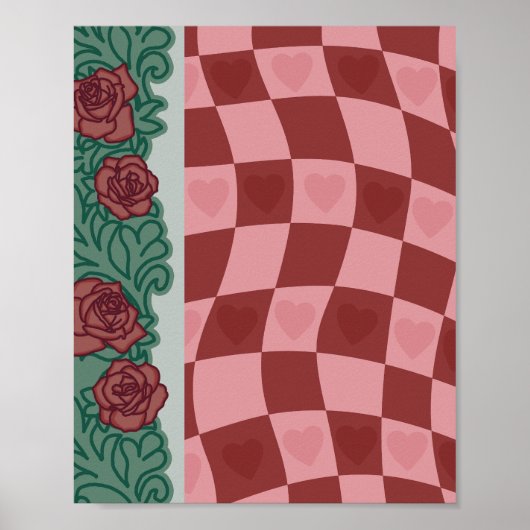 Romantische Boekliefhebber Poster (Voorkant)