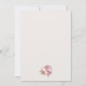 Romantische Boheemse bruid Vrijgezellenfeest Kaart (Achterkant)