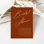 Romantische Boheemse Whimsy Script Bruiloftsshower Kaart