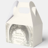 Romantische Boho Botanische Boog Huwelijk Bedankdoosjes (Voorkant)