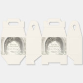 Romantische Boho Botanische Boog Huwelijk Bedankdoosjes (Ongevouwen)