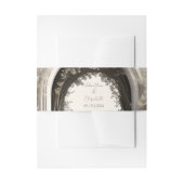 Romantische Boho Botanische Boog Huwelijk Uitnodigingen Wikkel (Voorkant Voorbeeld)