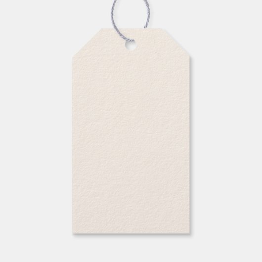 Romantische Boho Botanische Boog Huwelijksgunst Cadeaulabel (Achterkant)