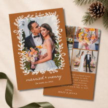 Romantische Boho Getrouwd & Blij Krans Lint 4 Foto