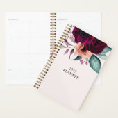 Romantische  Boho Purple Flowers 2026 Planner (Display)