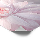 Romantische BOHO Roze Daisies Poster (Hoek)