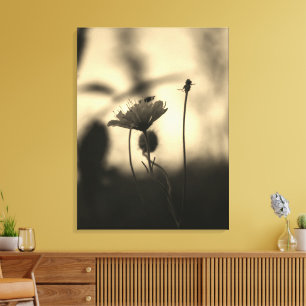 Romantische Bomen & Bloemen – Boho Botanische Fant Canvas Afdruk