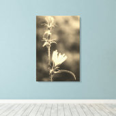 Romantische Bomen & Bloemen – Botanische Fantasy B Canvas Afdruk (Insitu (Houten vloer))