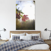 Romantische Bomen & Bloemen – Botanische Fantasy B Canvas Afdruk (Insitu (Slaapkamer))