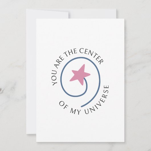 Romantische boodschap Minimalistische Valentijn Ka (Voorkant)