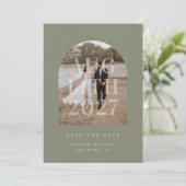 Romantische boog kaart (Staand voorkant)