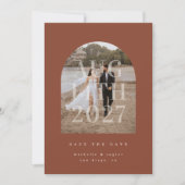 Romantische boog uitnodiging (Voorkant)