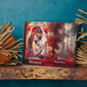 Romantische bos passie uw fotoplaque fotoplaat (Zijkant)