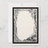 Romantische  bosboomarm kaart (Achterkant)