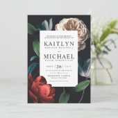 Romantische Botanic Wedding Invitation Set No.01 Kaart