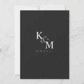 Romantische Botanic Wedding Invitation Set No.01 Kaart