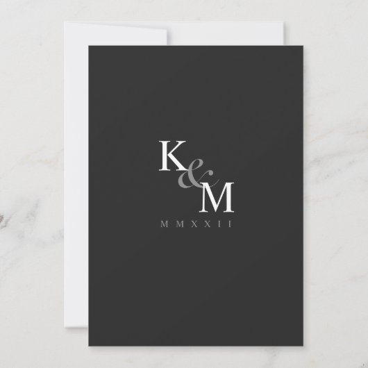 Romantische Botanic Wedding Invitation Set No.01 Kaart