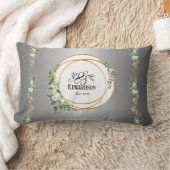 Romantische botanische gouden ringen jubileum kussen (Deken)