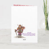 Romantische Boudoir Valentijn Kaart (Achterkant)