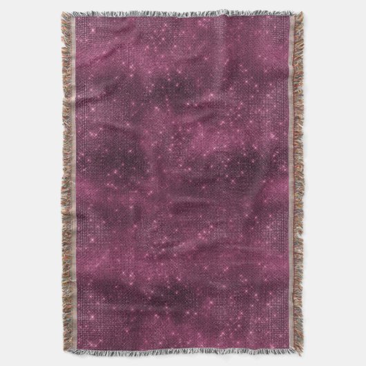 Romantische Bourgogne Red Sparkle Deken (Voorkant Verticaal)