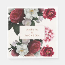 Romantische Bourgogne rood en koper bruiloft