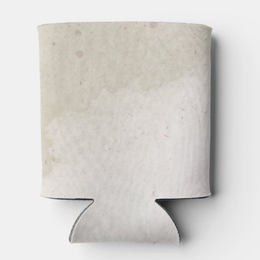 Romantische Bourgondische bloemen en groene blader Blikjeskoeler (Achterkant)