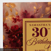 Romantische Bourgondische Blush Gold Boho 30e verj Servet