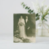  Romantische bride en bruidskaarten Briefkaart (Staand voorkant)